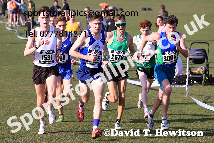 Senior mens 2025 UK CAU Inter Counties Cross Country Champs., Wollaton Park, Nottingham. Photo: David T. Hewitson/Sports for All Pics